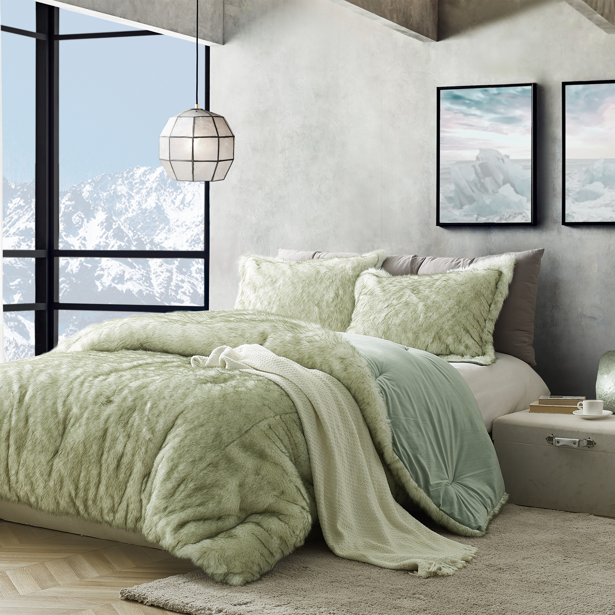 Coma Inducer Oversized Comforter - Arctic Moss - Tundra Green