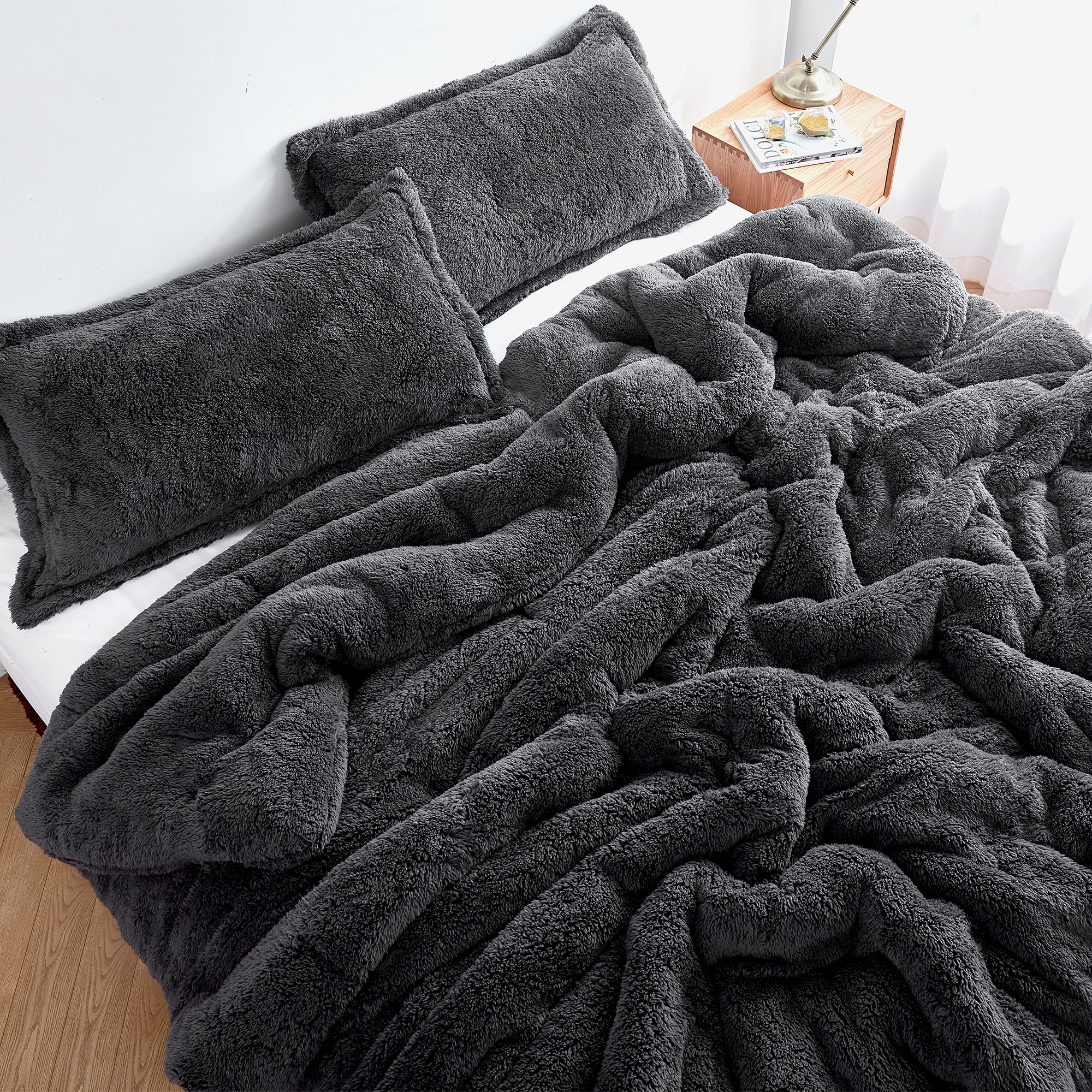 Coma Inducer Comforter  - Charcoal - Oversized Bedding