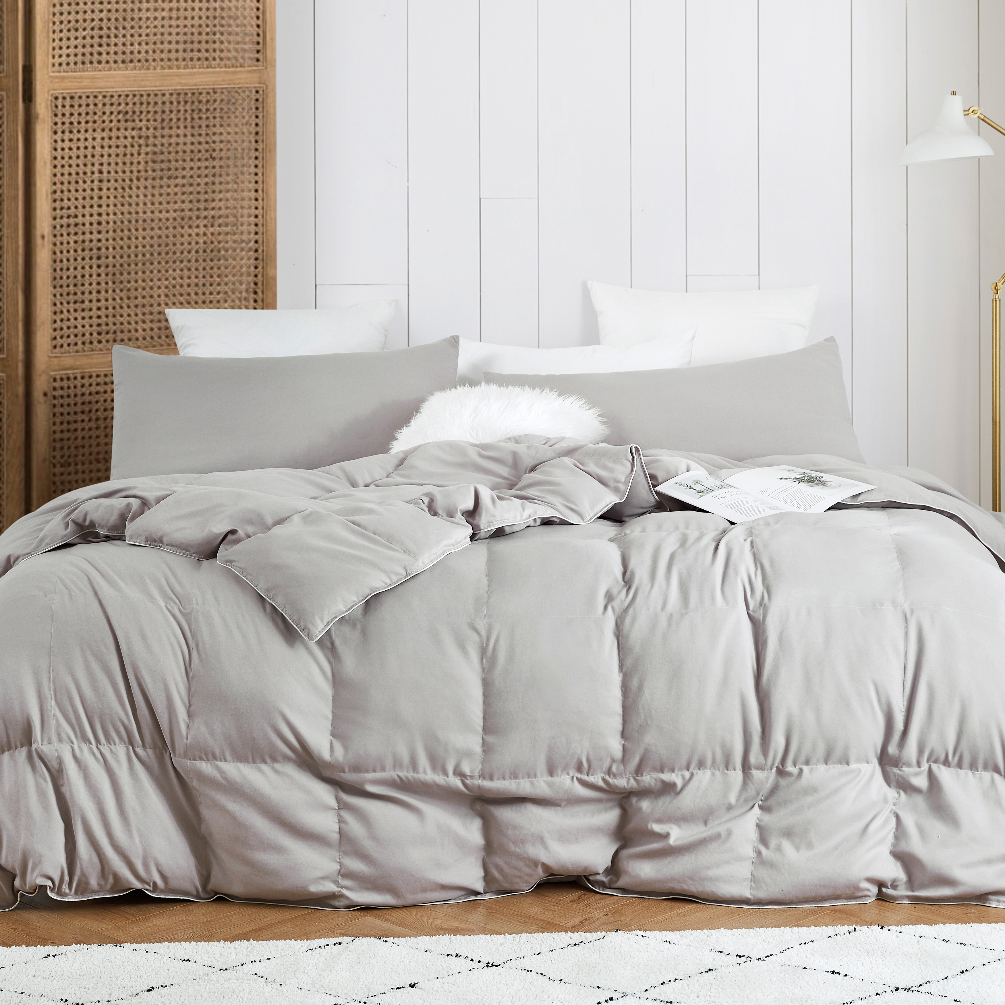 Fluff Cloud Compact シルバー　スムースグレー　セット Silver Cloud Gray Easy to Match Bedding Pieces - Snorze Cloud