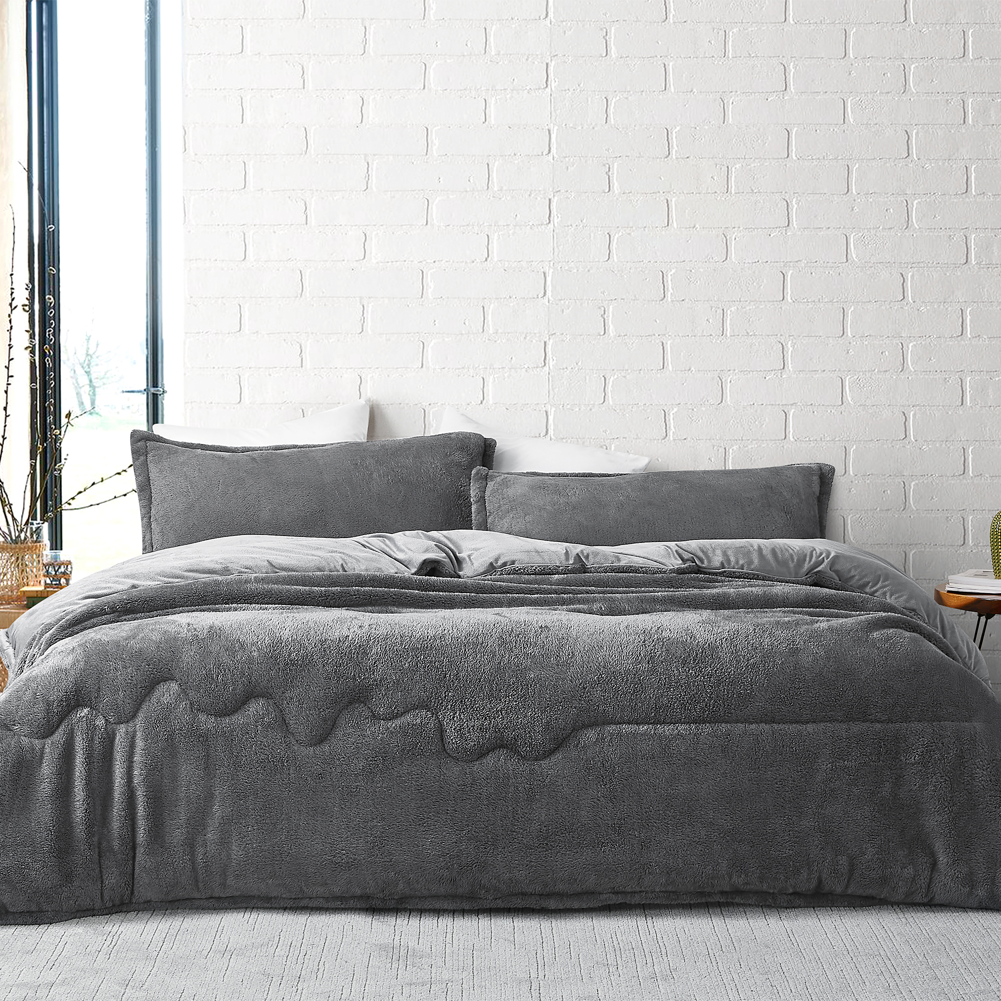Crooked Line - Coma Inducer Comforter - Steel Gray