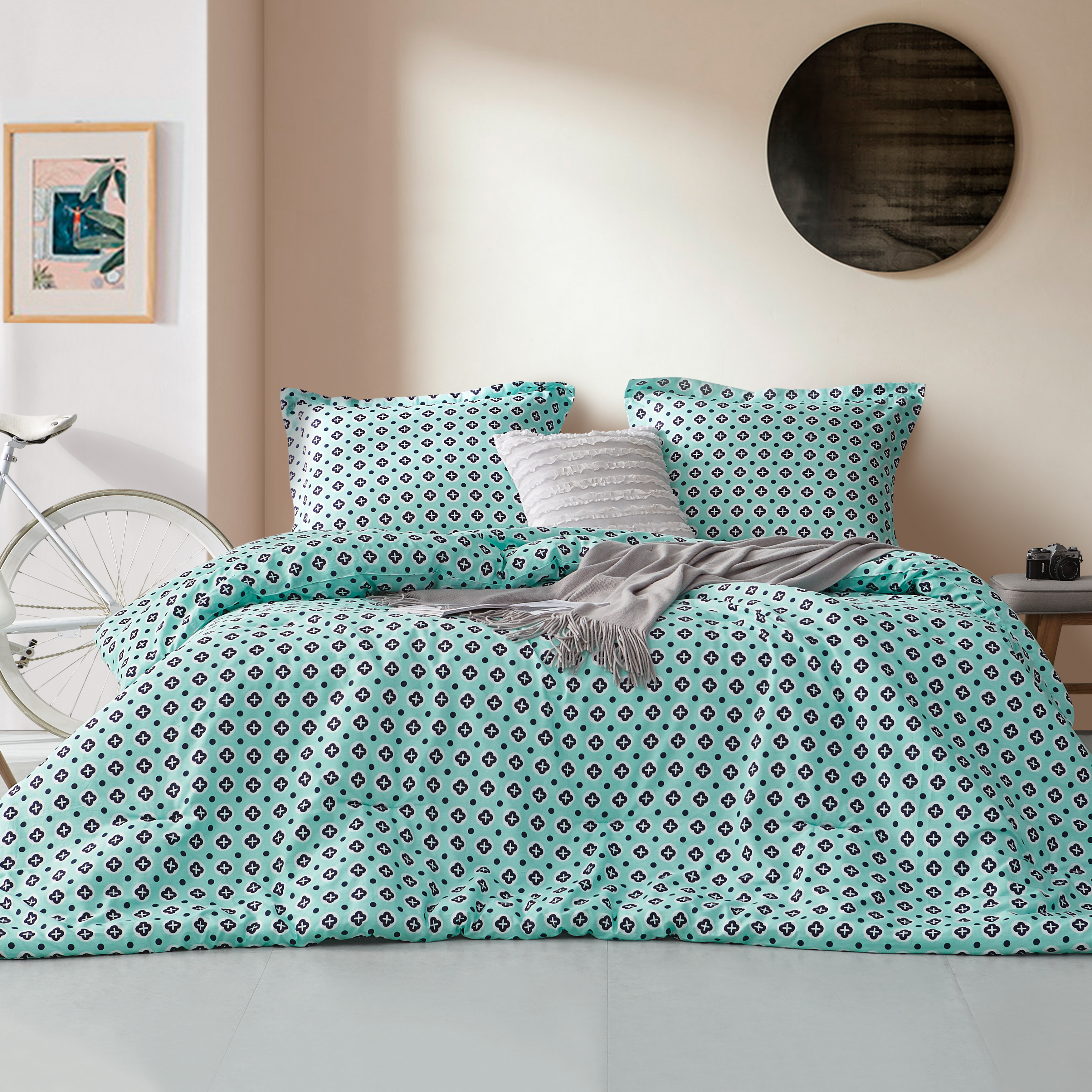 Morgan Elyse Oversized Twin Comforter - 100% Cotton