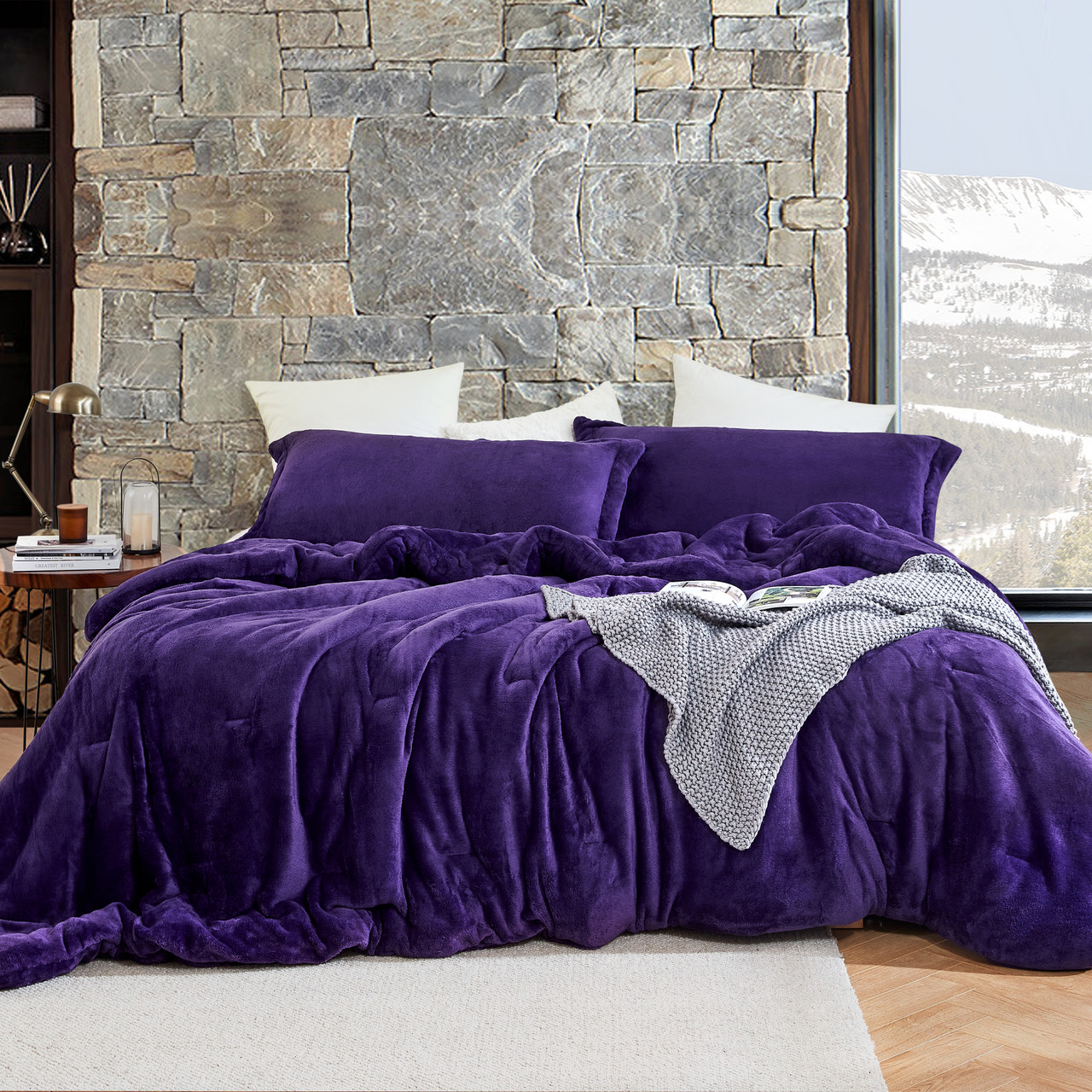 Coma Inducer Oversized King Comforter - Me Sooo Comfy - Purple Reign